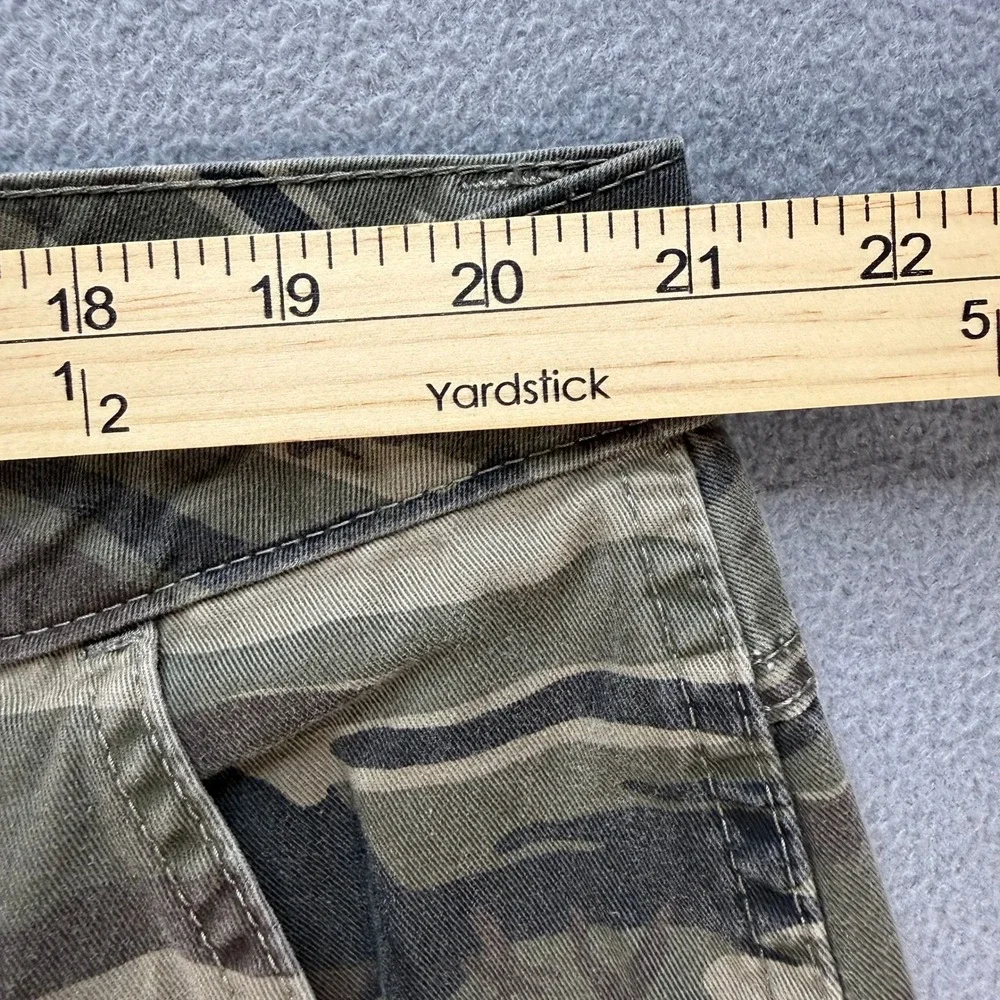 Wrangler‎ Cargo Shorts Men 40 Green Camo Real Comfortable Jeans 60MSWG3 Outdoor